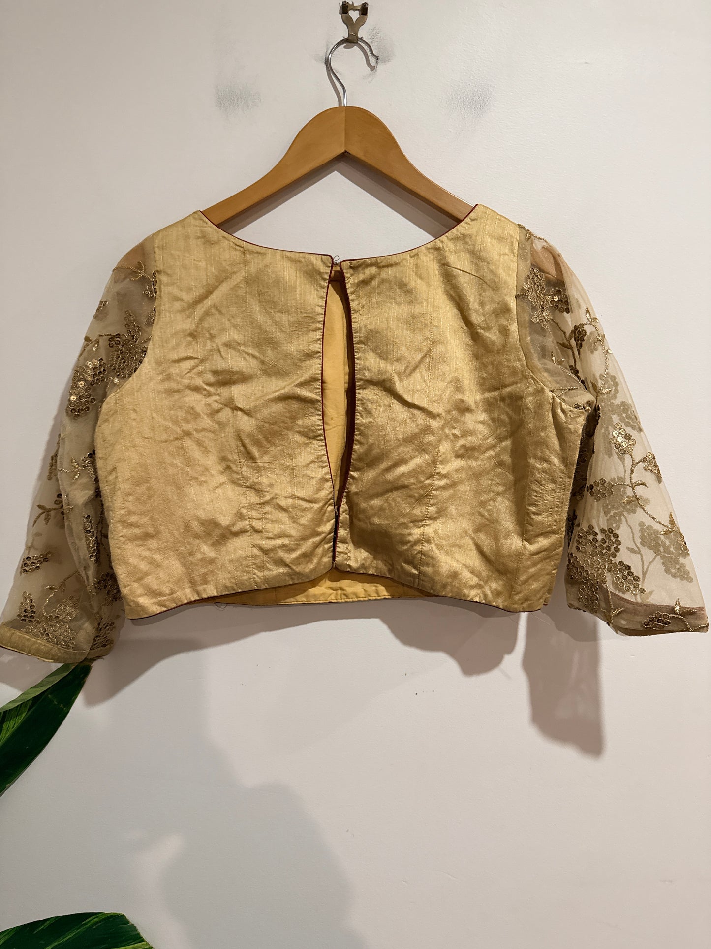 Brand Unknown Saree Top Size U/Arm to U/Arm 50cm