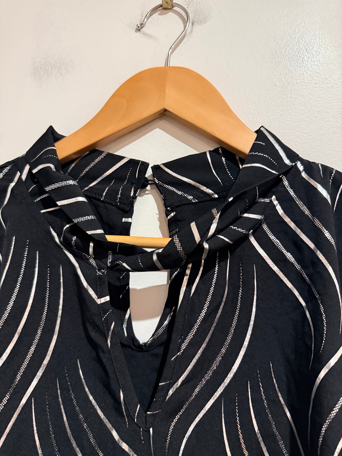 Shein Curve Abstract Print Long-sleeve Top Size 4XL