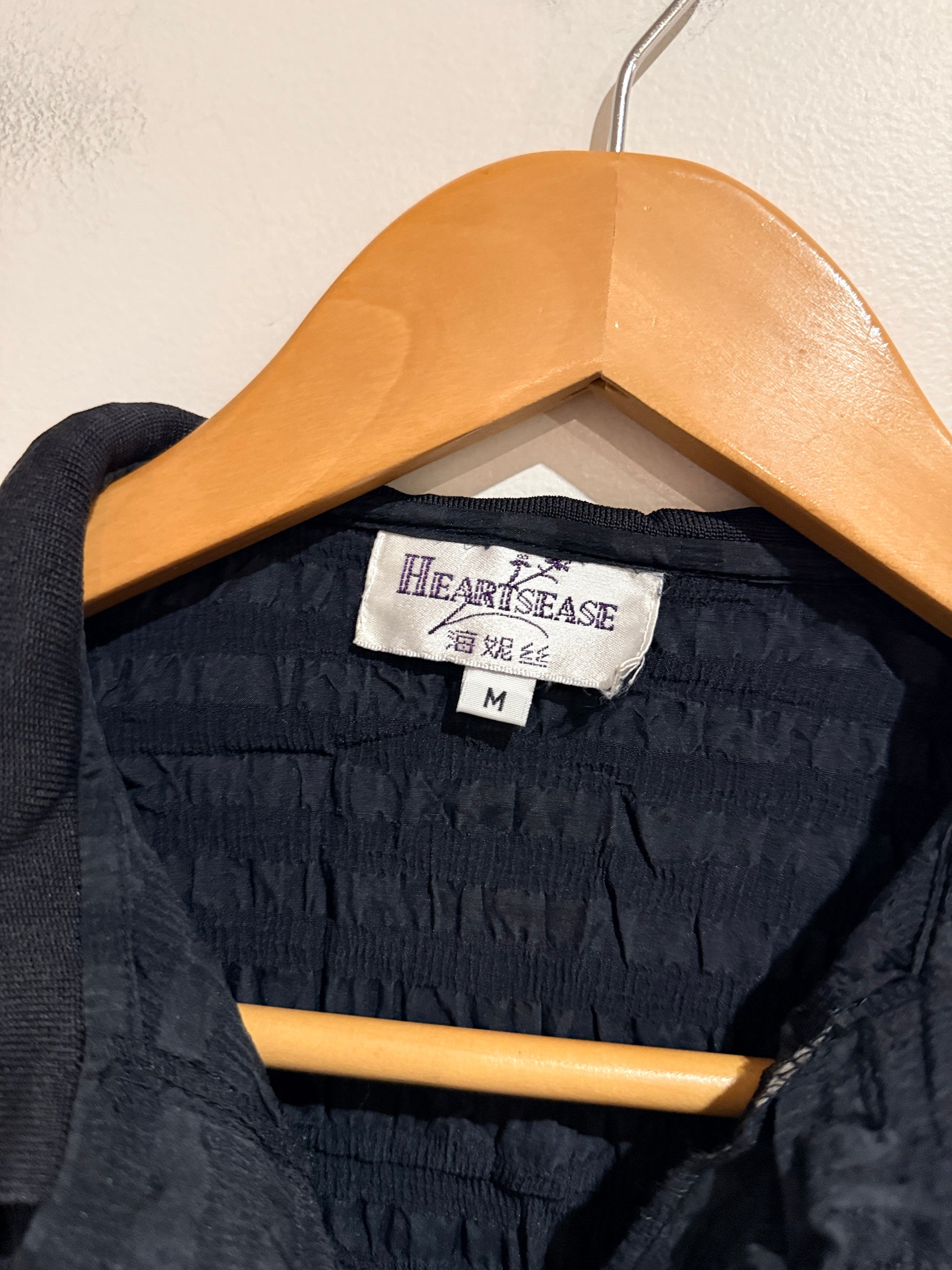 Heartsease Jacquard Polo Shirt Size M | U/Arm to U/Arm 44cm
