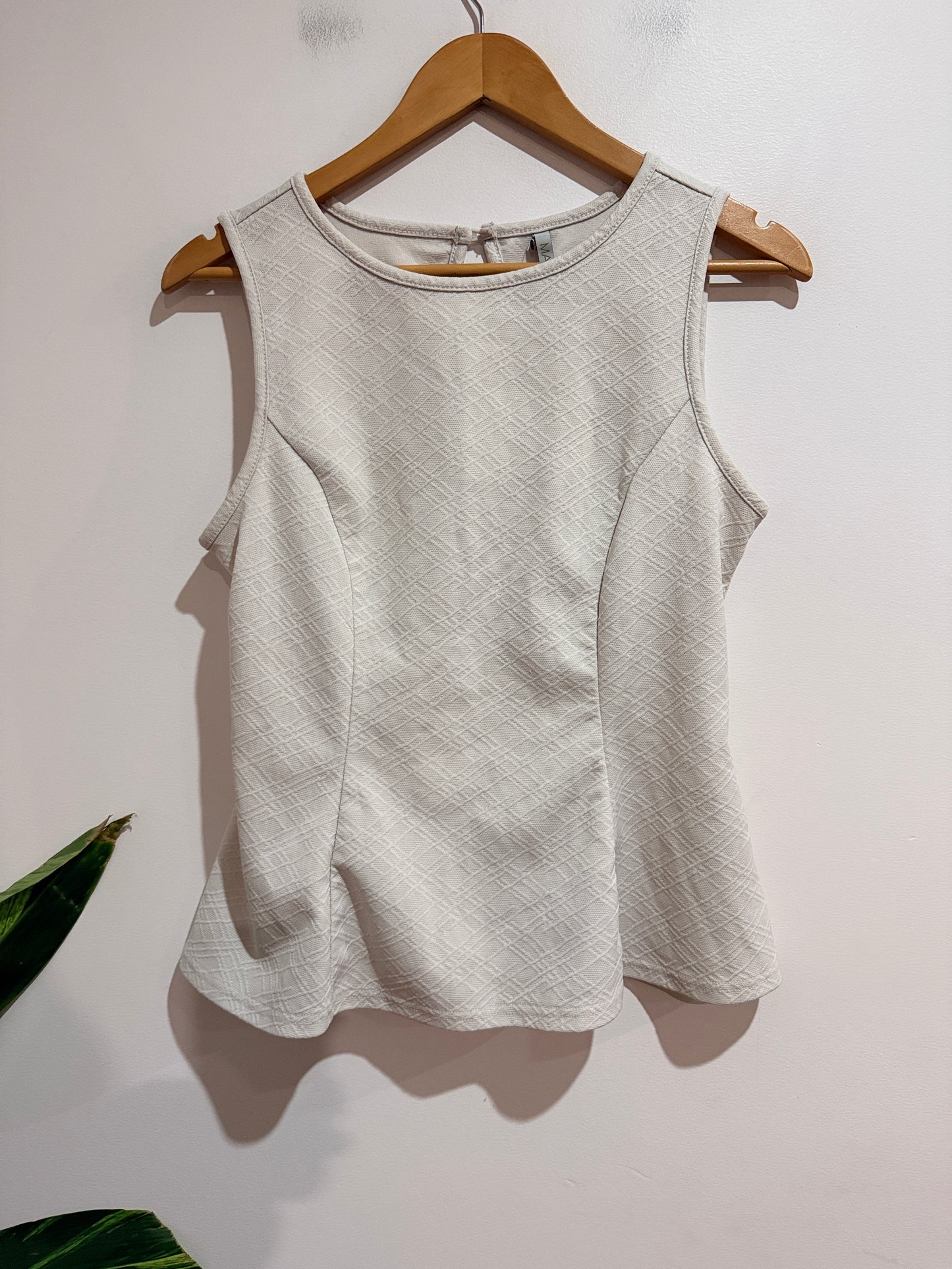 Maya Peplum Tank Top Size S