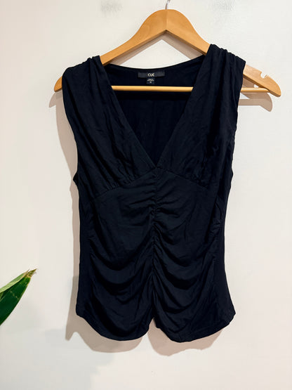 Cue Ruched Sleeveless Top Size 12