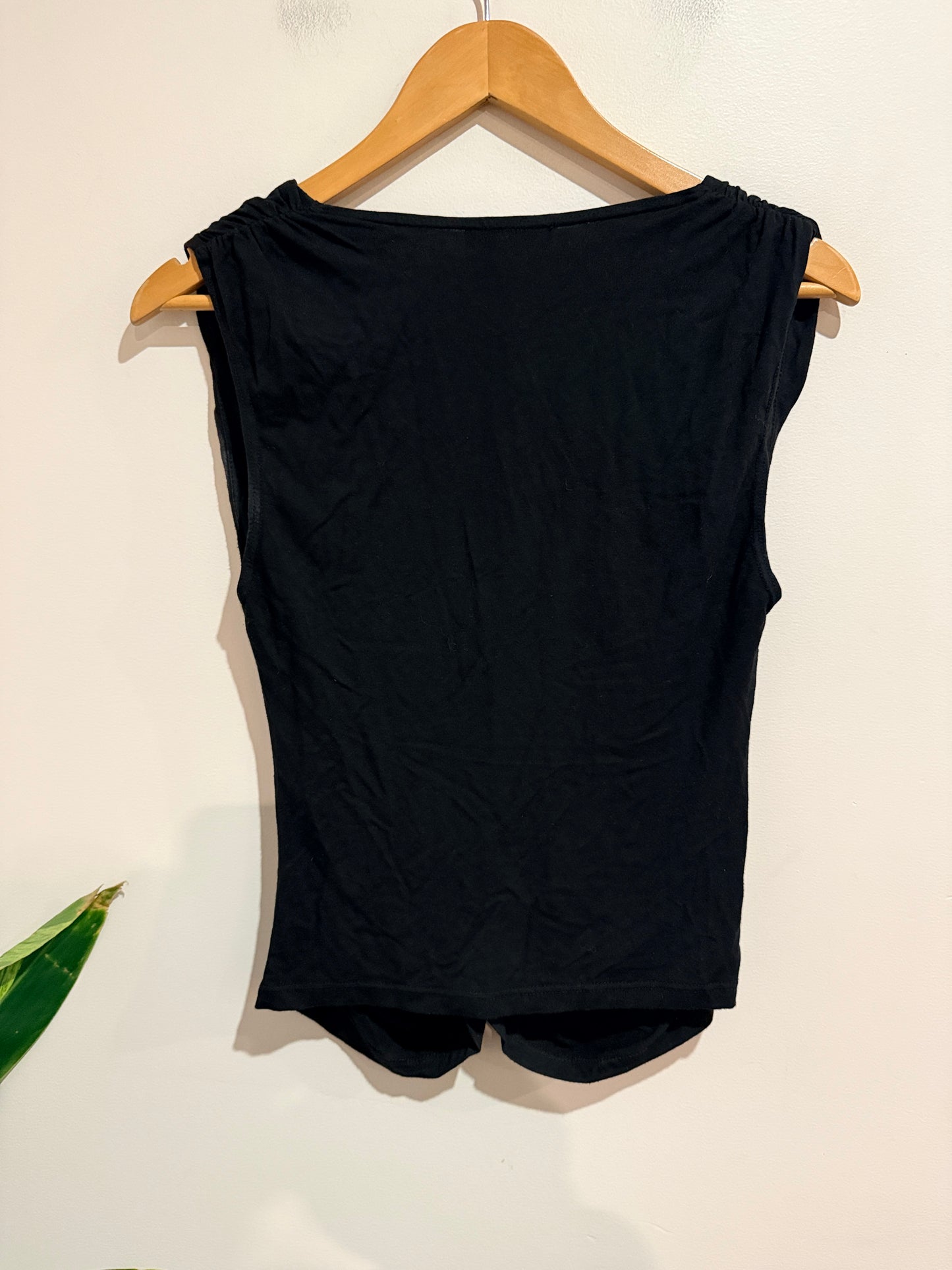 Cue Ruched Sleeveless Top Size 12