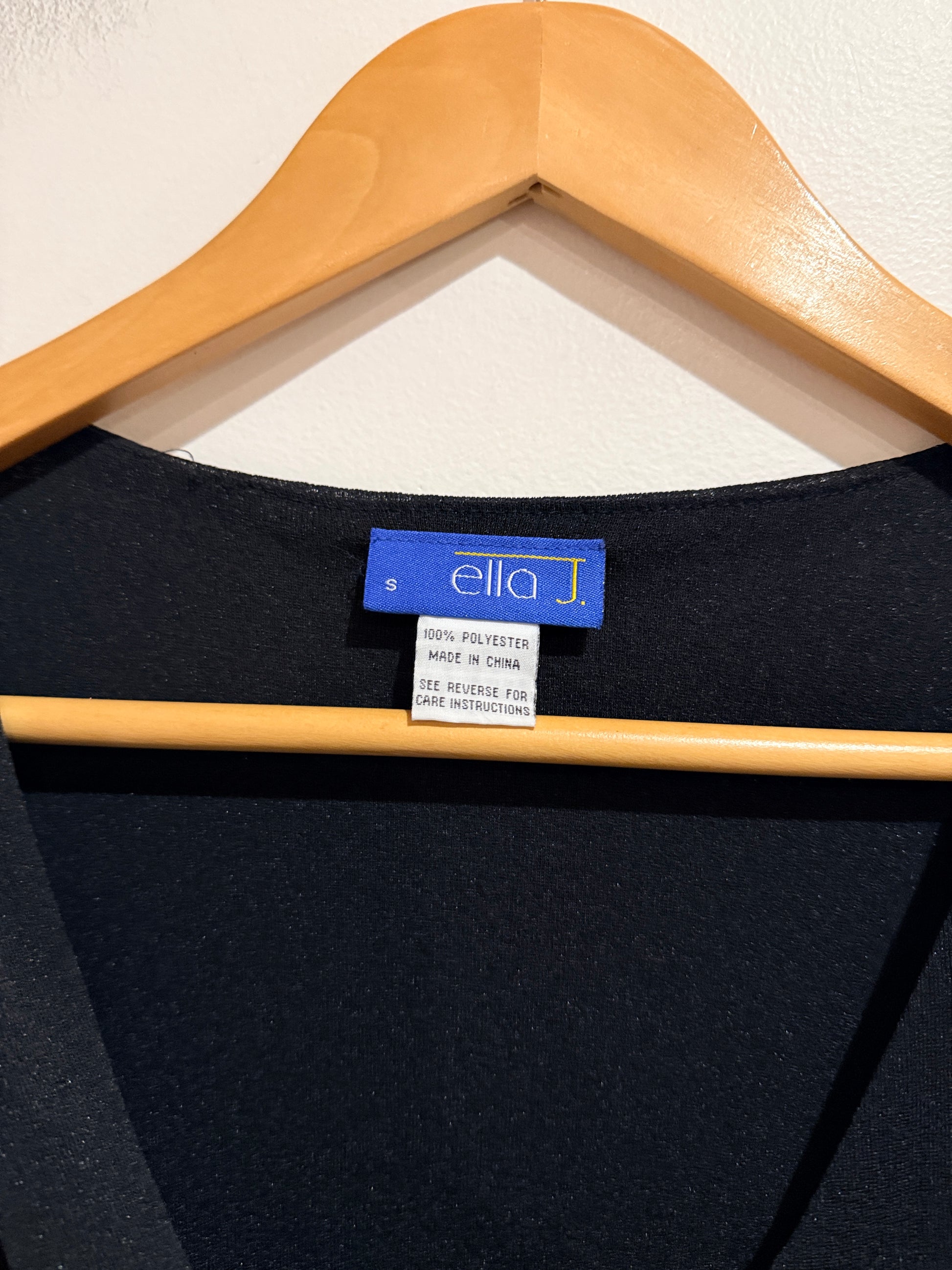 Ella J Long-sleeve Wrap Top Size S