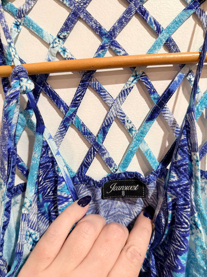 Jeanswest Multi Chevron Maxi Dress Size 8