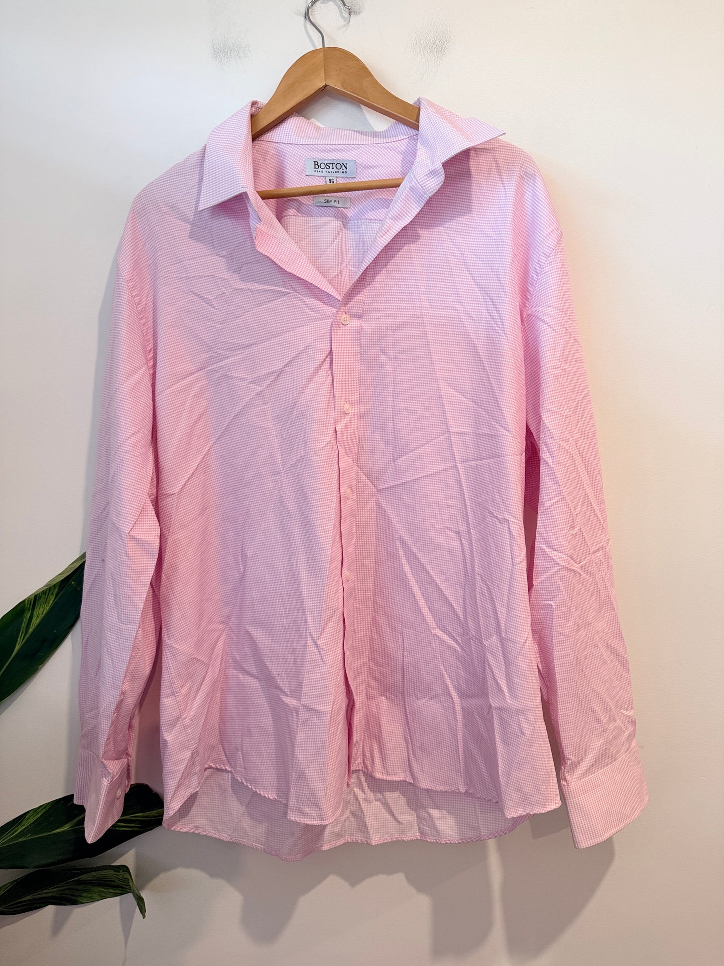 Boston Striped Long-sleeve Shirt Size 46