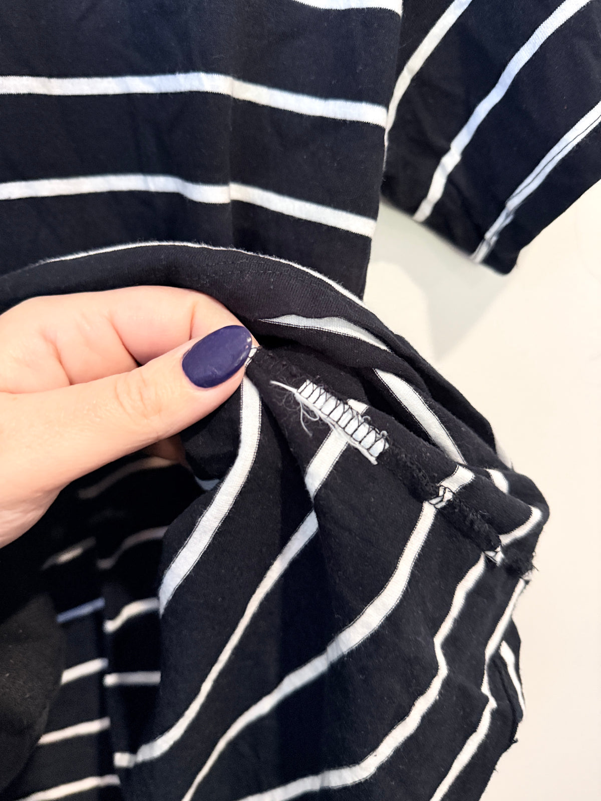 Brand Unknown Striped Shirt Size U/Arm to U/Arm 50cm
