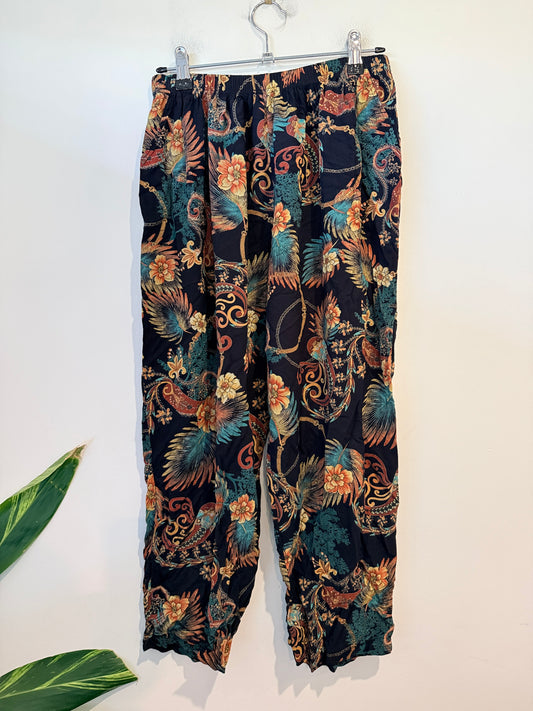 Brand Unknown Batik Trousers Size Waist 64cm