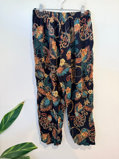 Brand Unknown Batik Trousers Size Waist 64cm