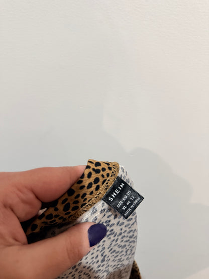 Shein Cheetah-print Skirt Size XL