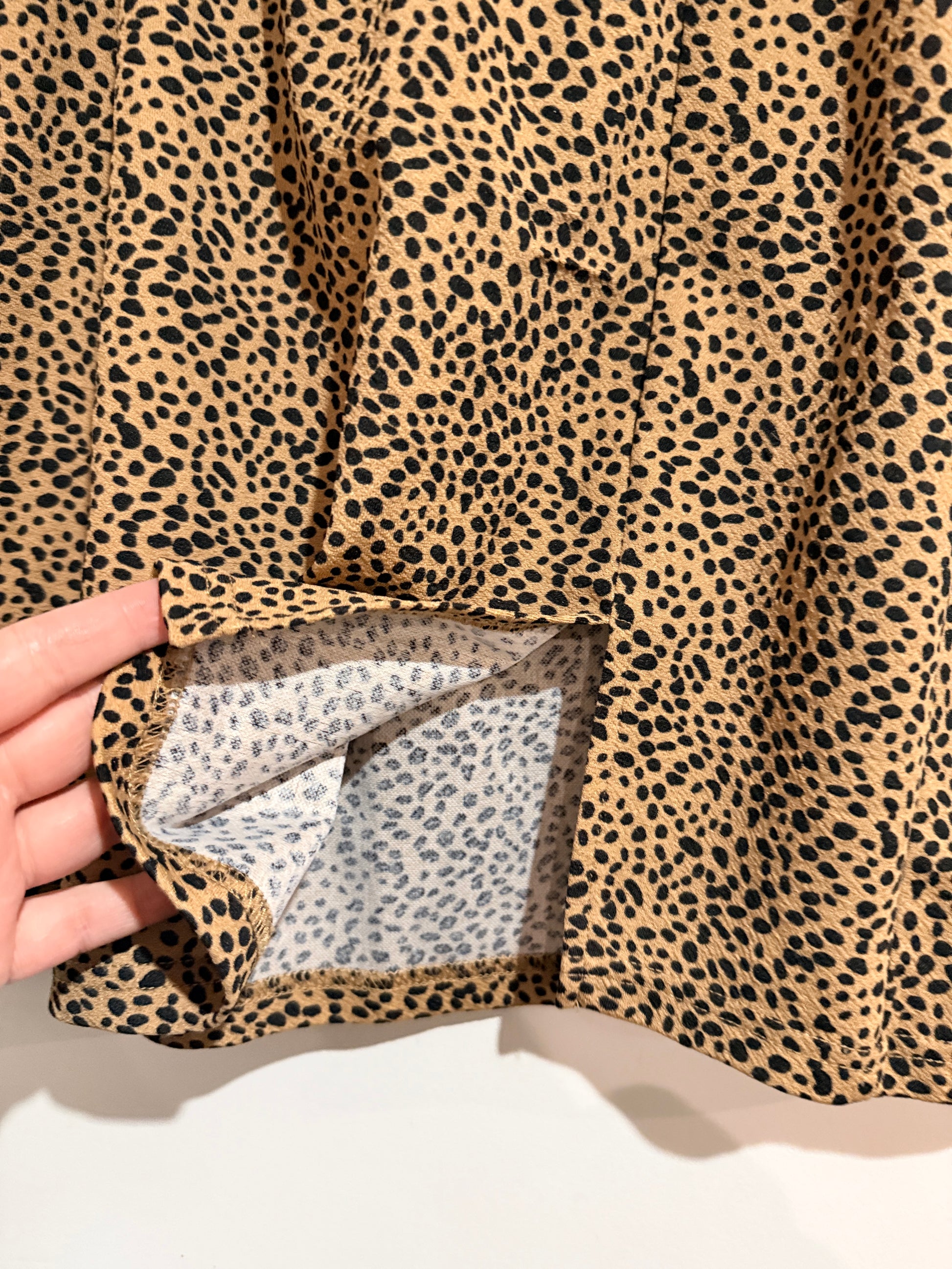 Shein Cheetah-print Skirt Size XL