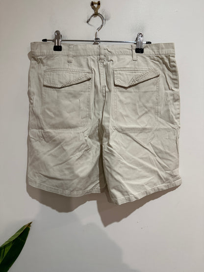 Rockmans Stone Cotton Shorts Size 14