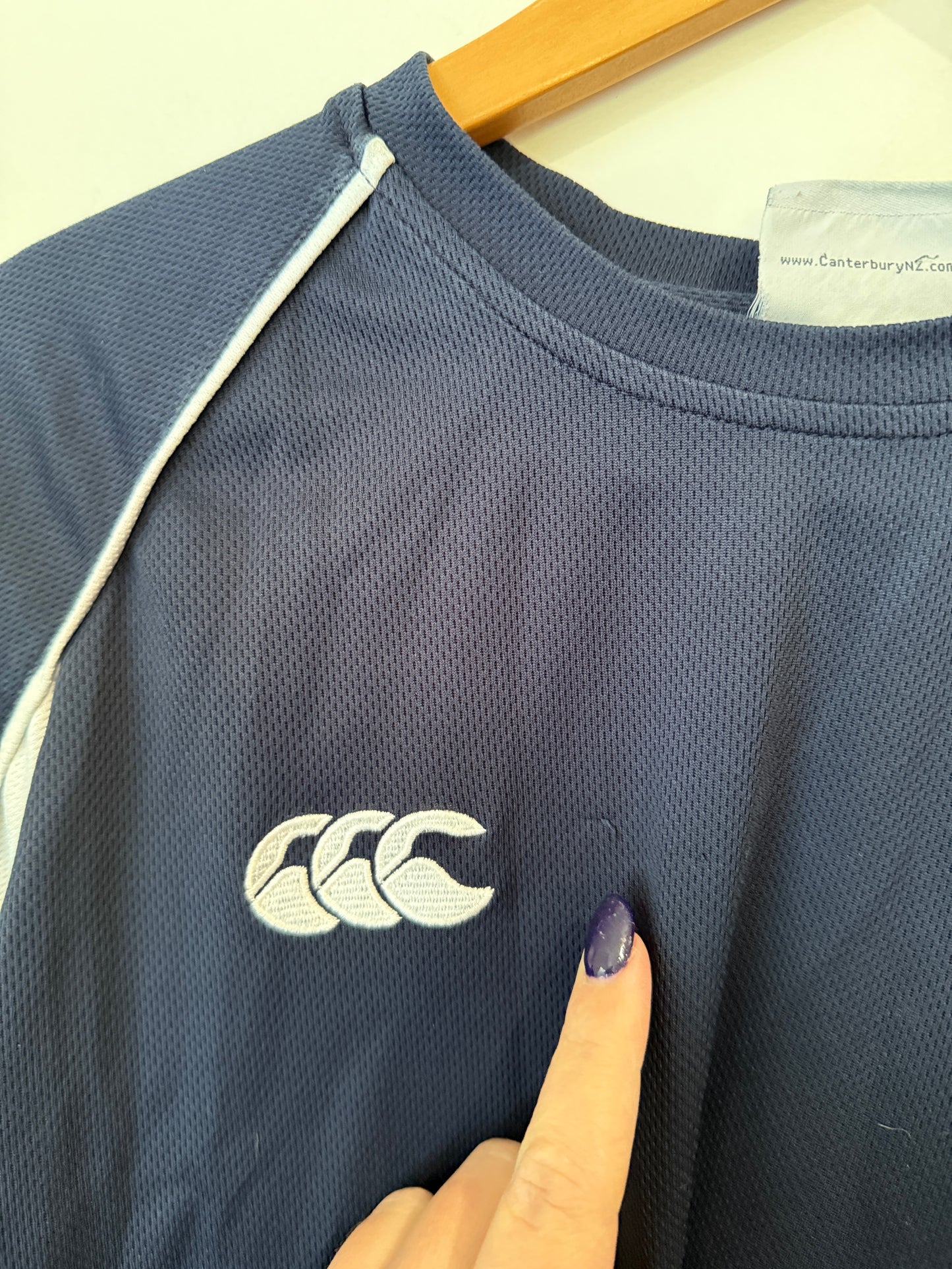 Canterbury Navy Sports Tee Size S
