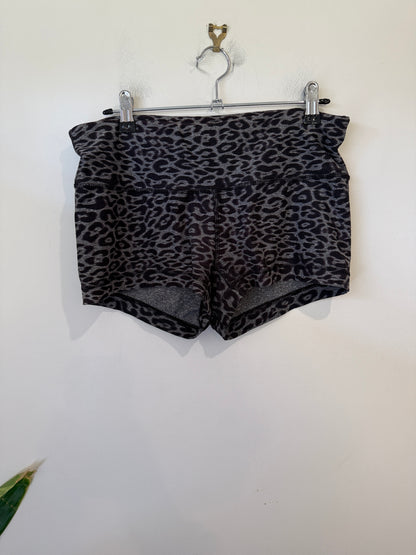 Active & Co Leopard Print Sports Shorts Size 12