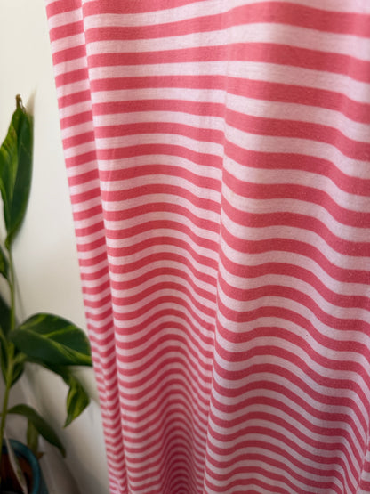 Factorie Pink Stripe Racerback Maxi Dress Size S