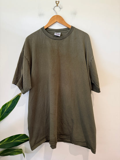 Pro Club Heavyweight Olive Green Tee Size 3XL