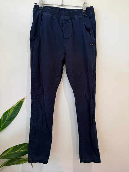 Munster Kids Navy Pull-On Pants Size 14