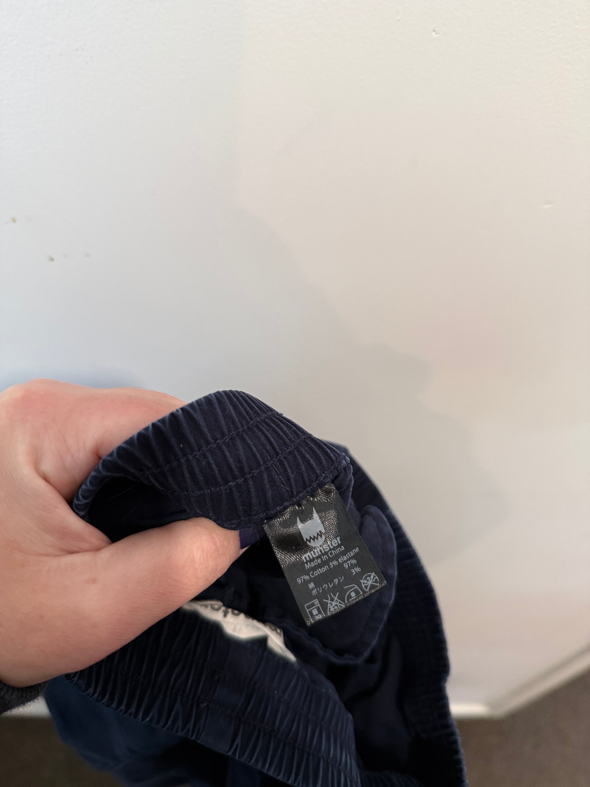 Munster Kids Navy Pull-On Pants Size 14