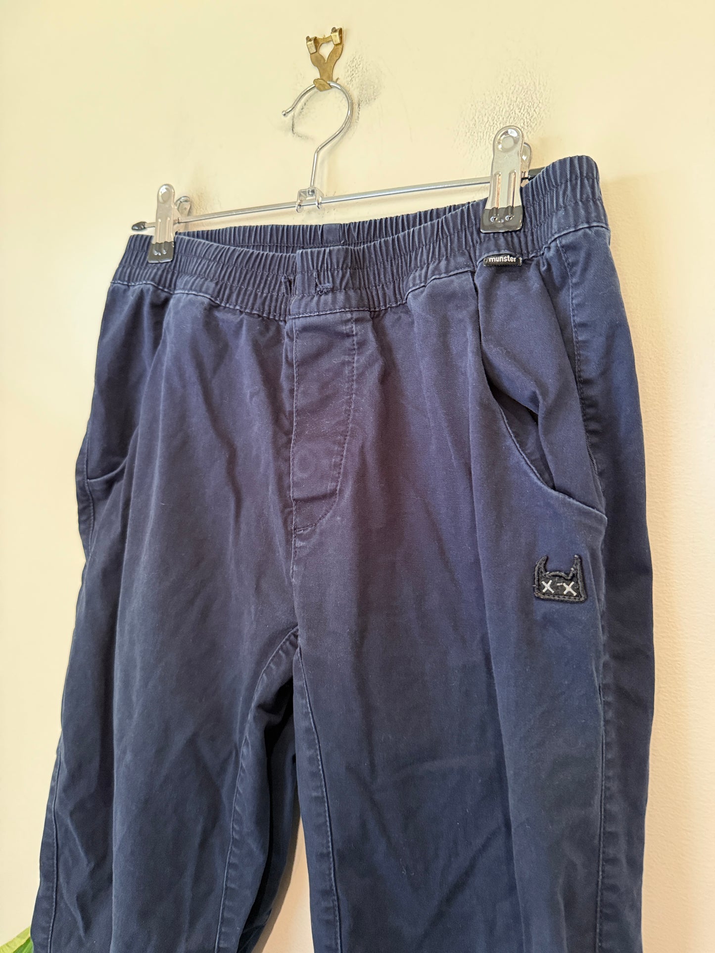 Munster Kids Navy Pull-On Pants Size 14