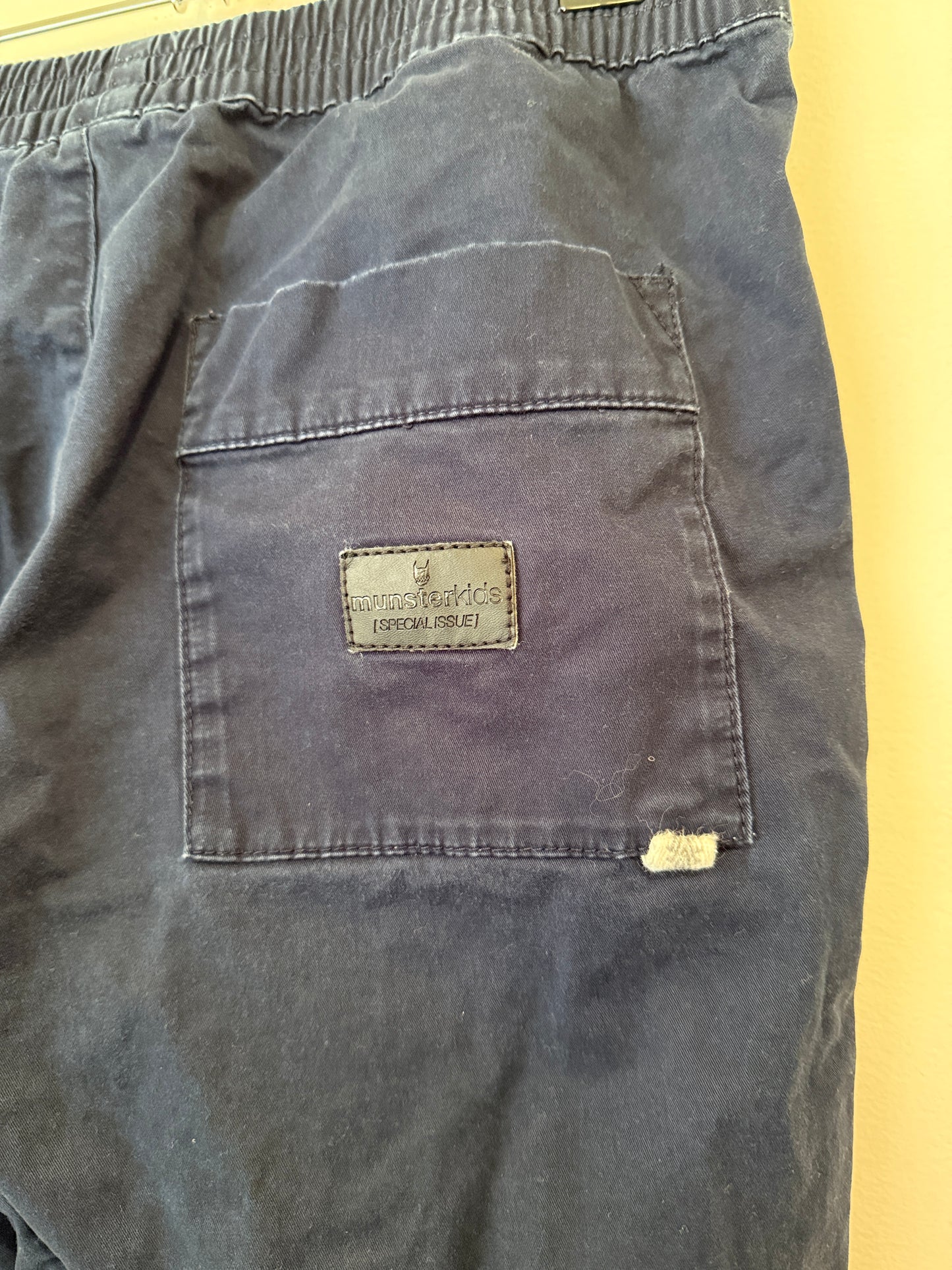 Munster Kids Navy Pull-On Pants Size 14