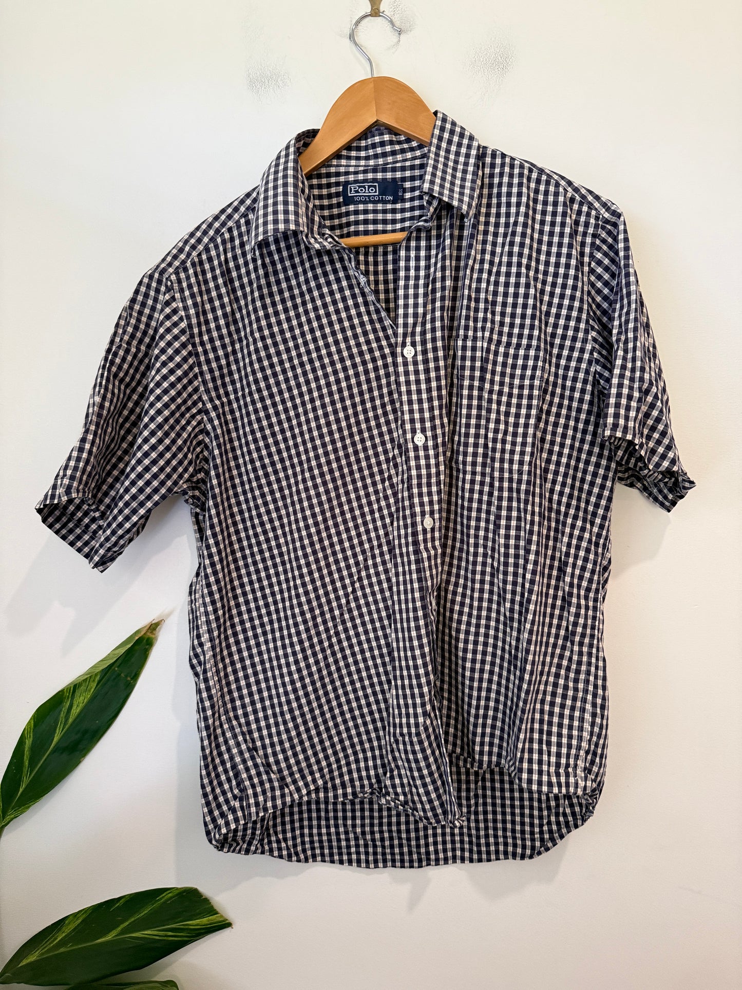 Polo Gingham Short Sleeve Shirt - 57cm u/arm
