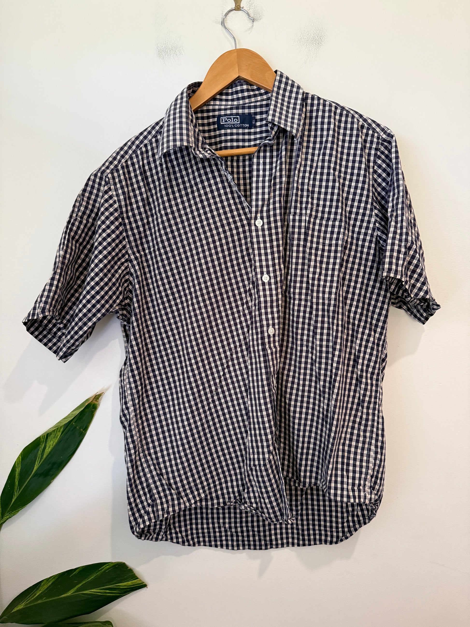 Polo Gingham Short Sleeve Shirt - 57cm u/arm
