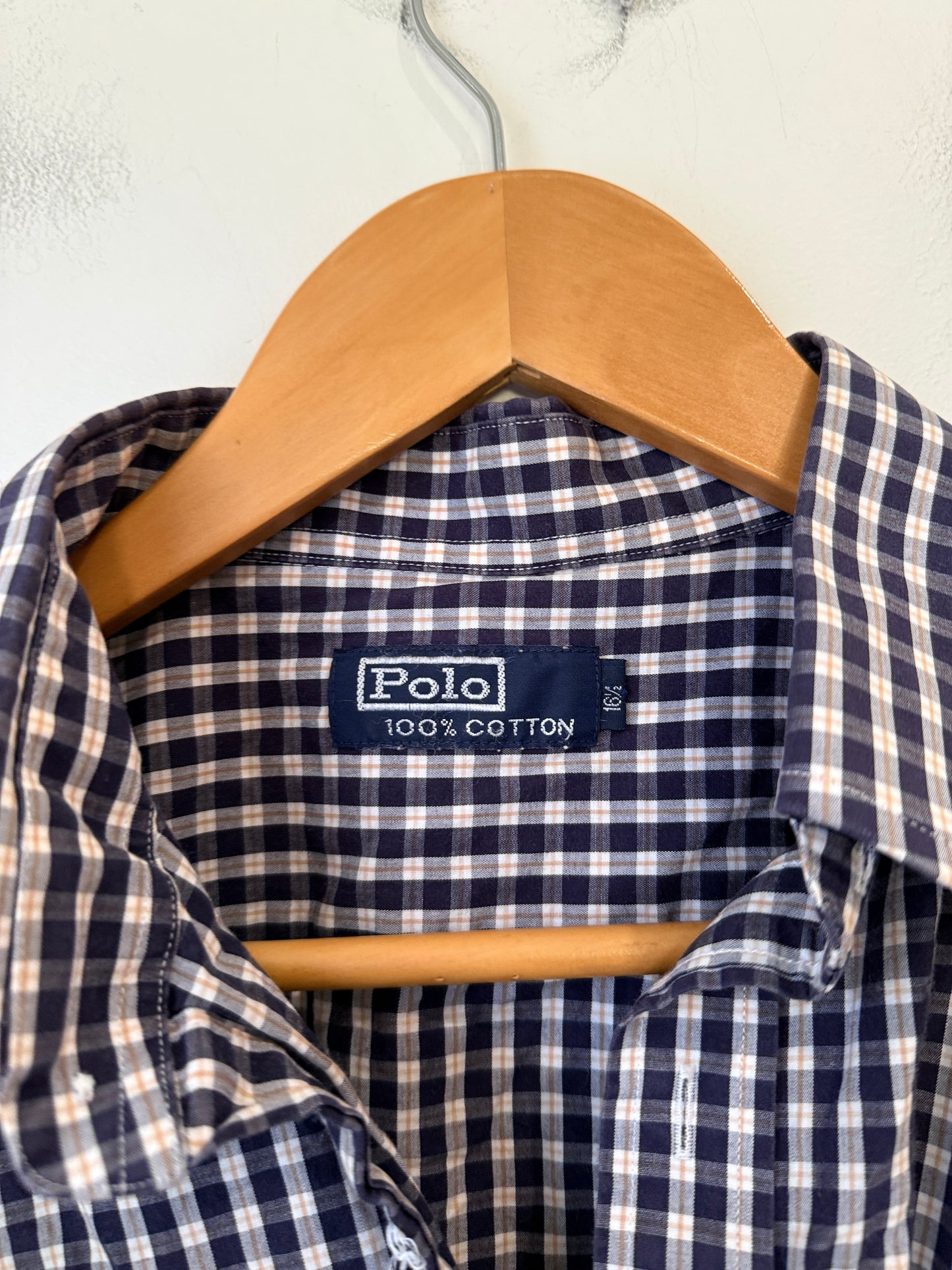 Polo Gingham Short Sleeve Shirt - 57cm u/arm