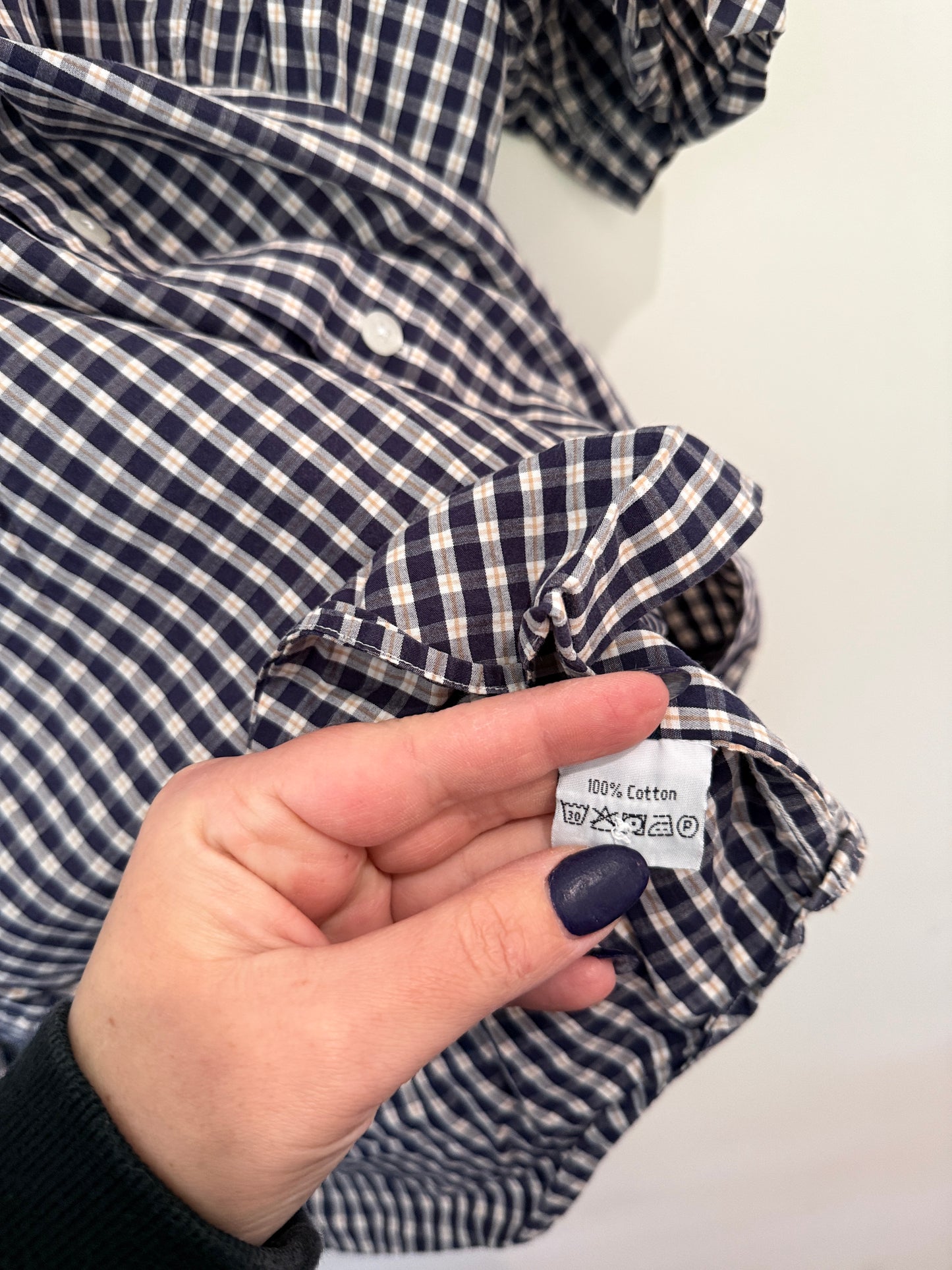 Polo Gingham Short Sleeve Shirt - 57cm u/arm