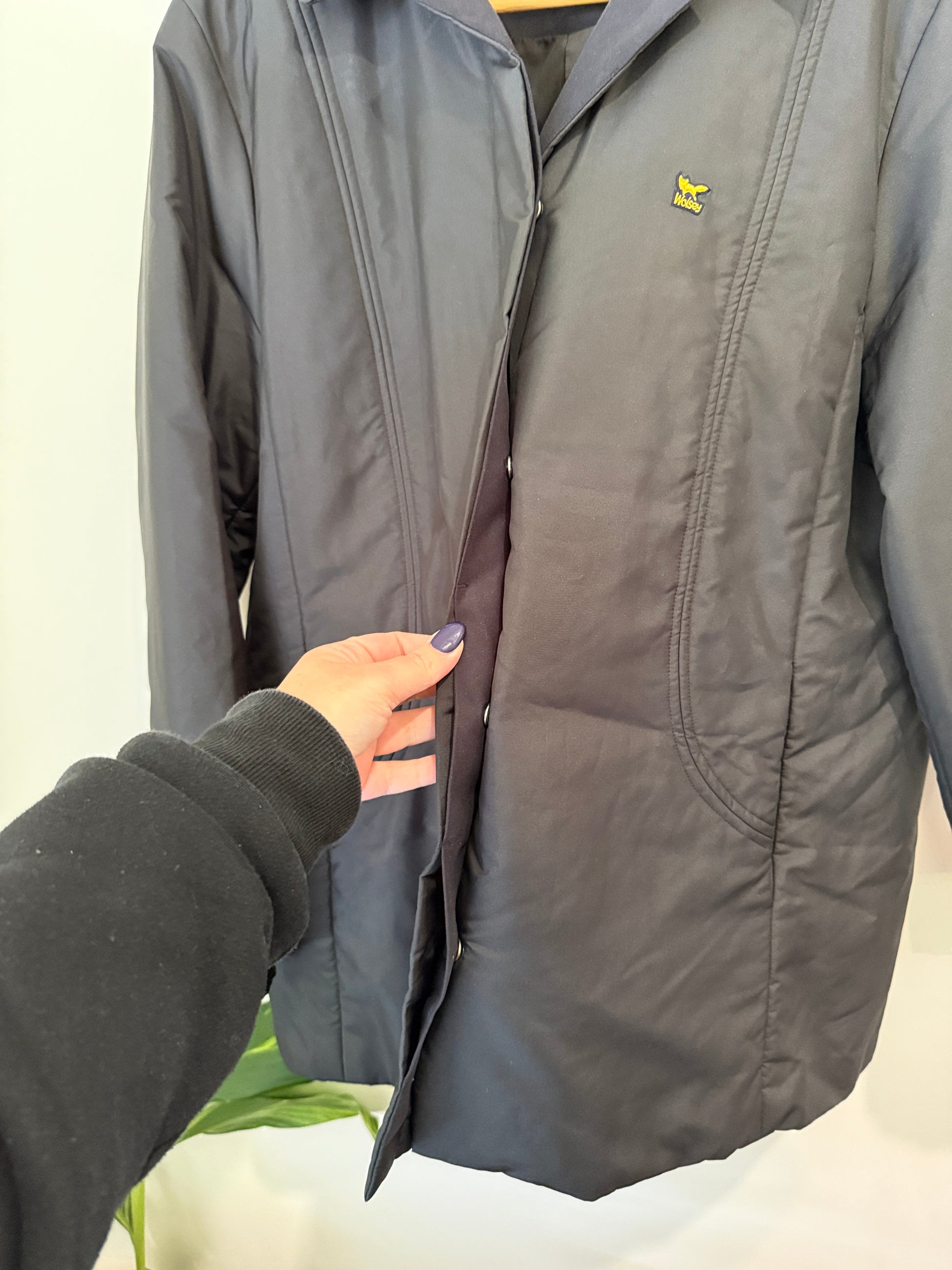 Wolsey Black Lined Jacket - 58cm u/arm