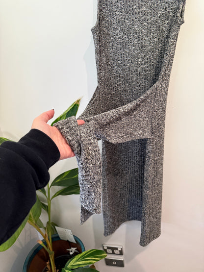 Forever New Grey Marle Sleeveless Swing Dress Size 12
