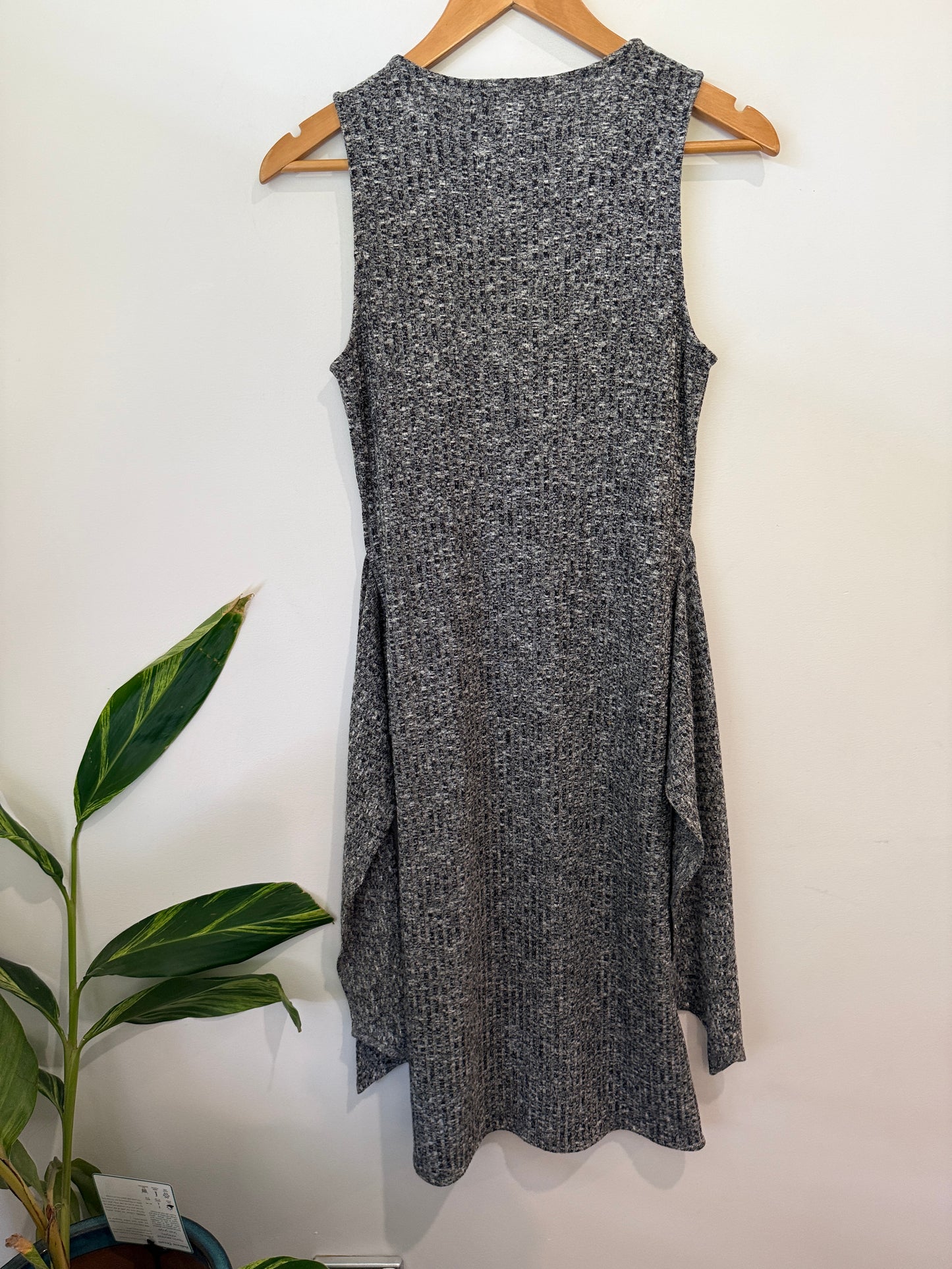 Forever New Grey Marle Sleeveless Swing Dress Size 12