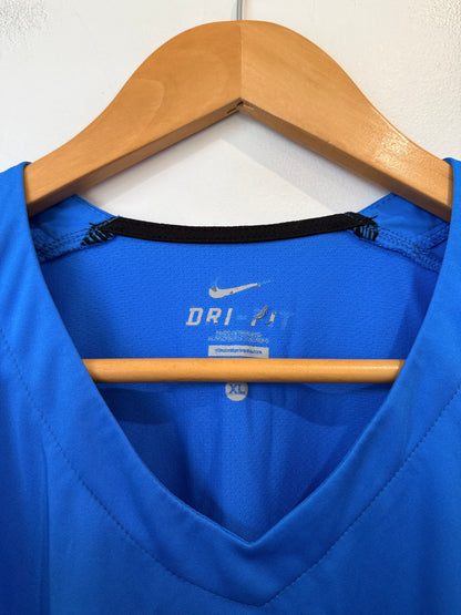 Nike Dri-FIT Blue Sleeveless Training Tank Size XL