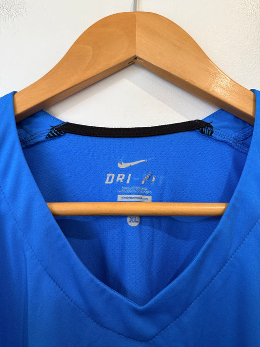 Nike Dri-FIT Blue Sleeveless Training Tank Size XL