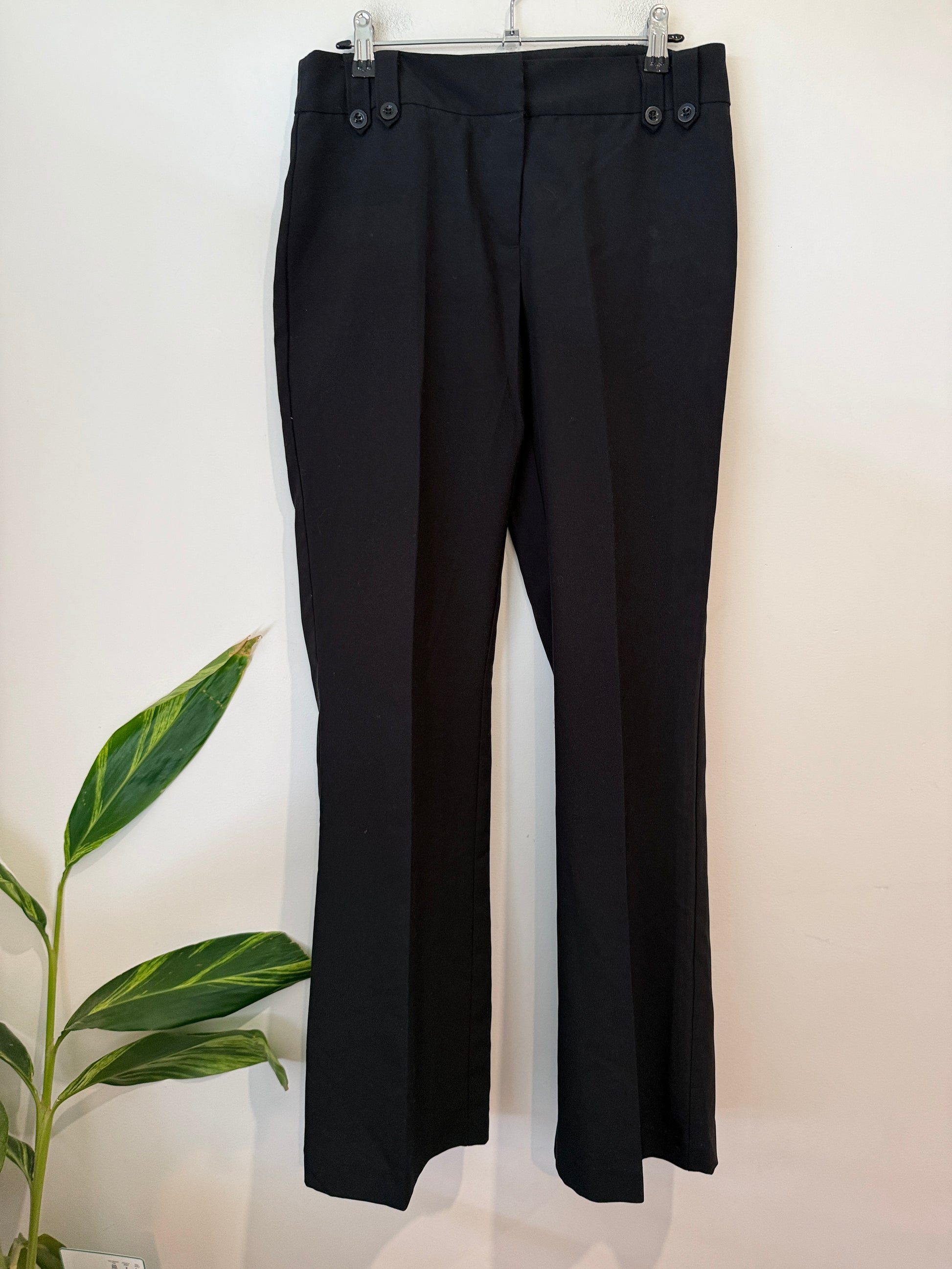 George Black Bootcut Tailored Pants 78cm Waist