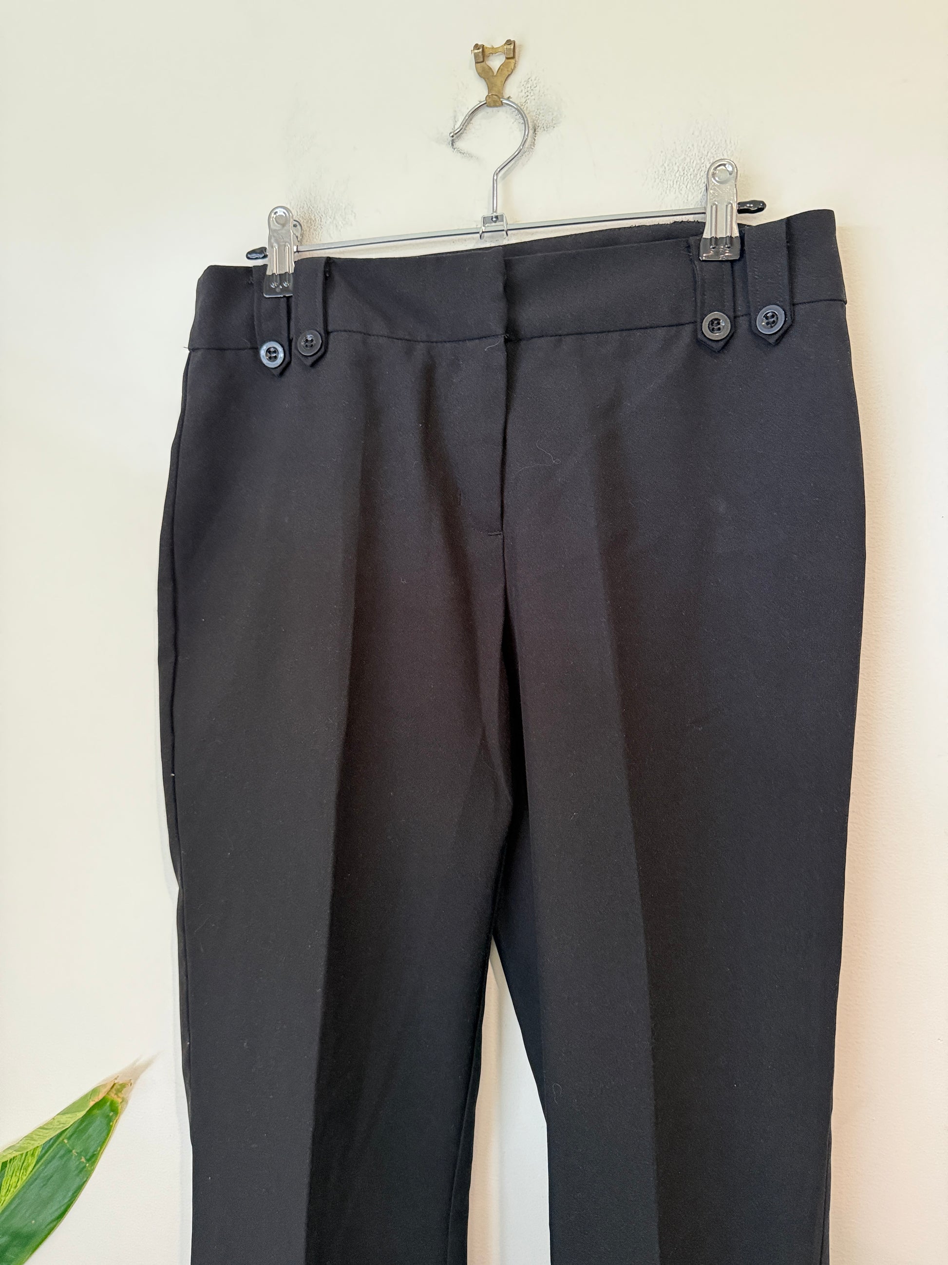 George Black Bootcut Tailored Pants 78cm Waist