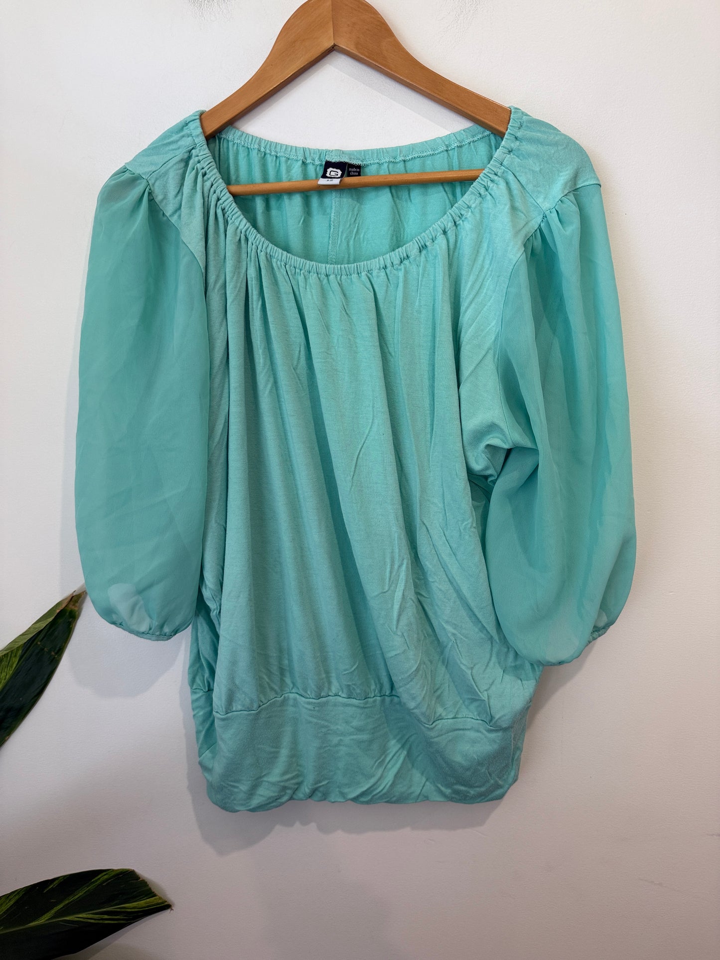 Glassons Blouson Sleeve Top Size 12