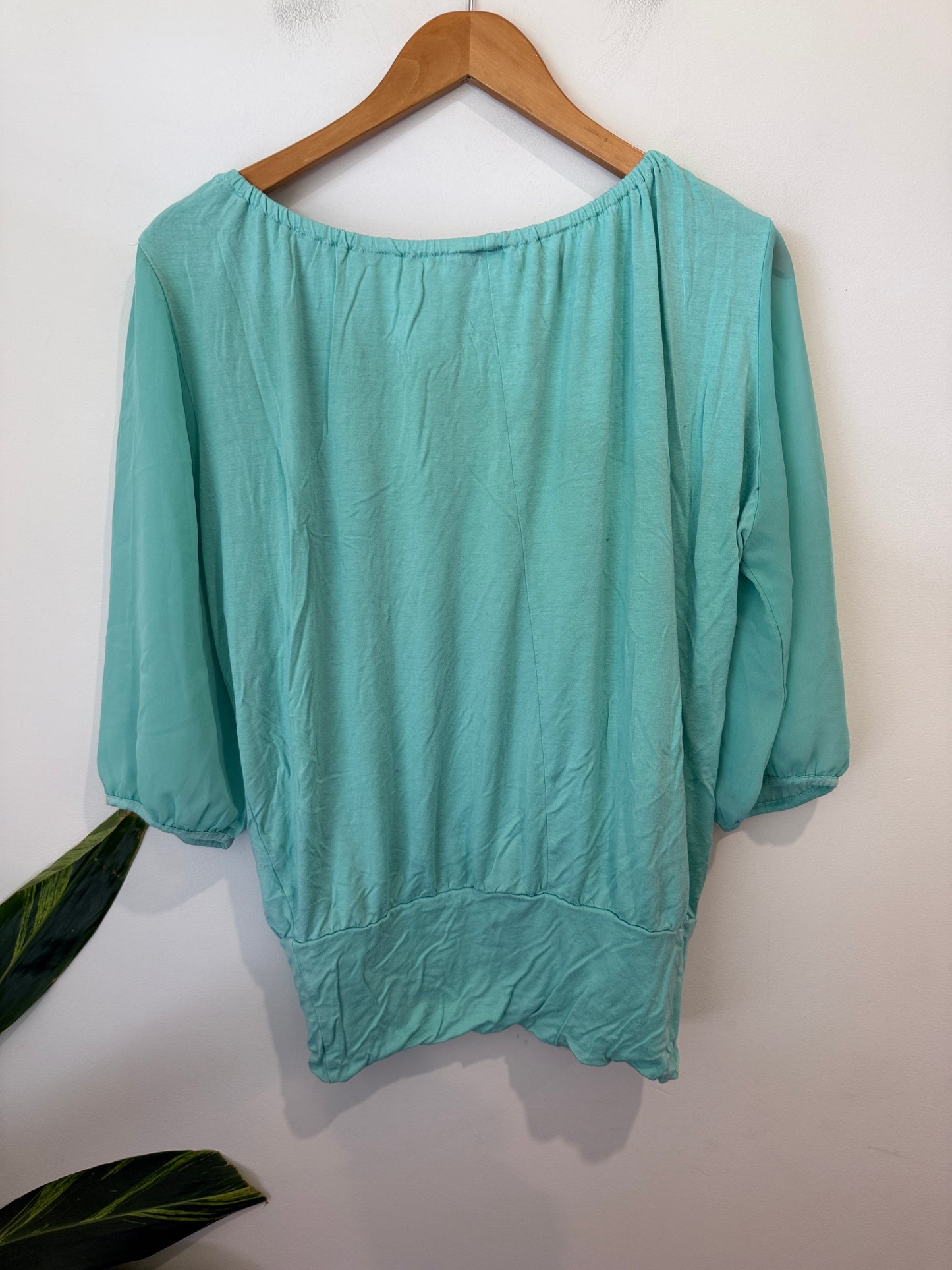 Glassons Blouson Sleeve Top Size 12