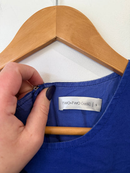 Two by Two Essentials Cobalt Blue Shift Dress Size S