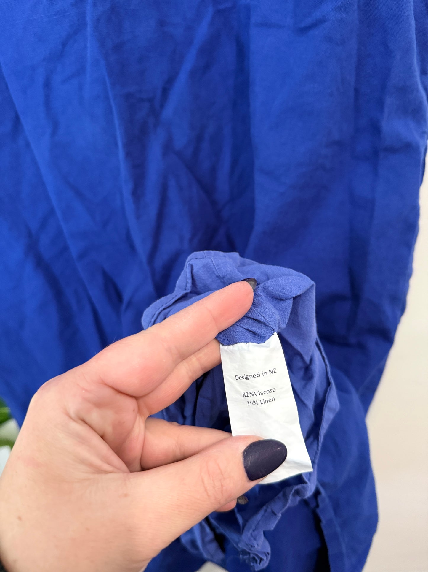 Two by Two Essentials Cobalt Blue Shift Dress Size S