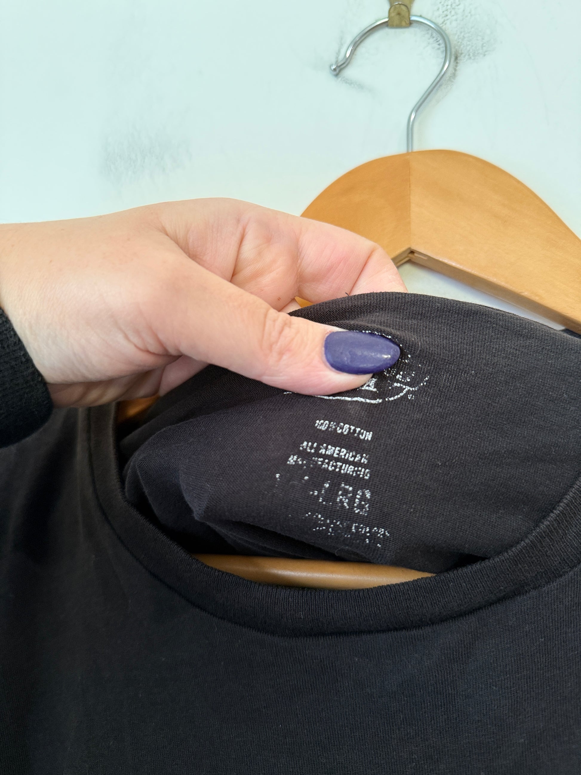 Dickies Black Logo Tee Size L