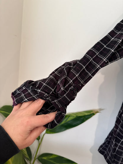 Womens Check Flannel Shirt | U/Arm to U/Arm 54cm