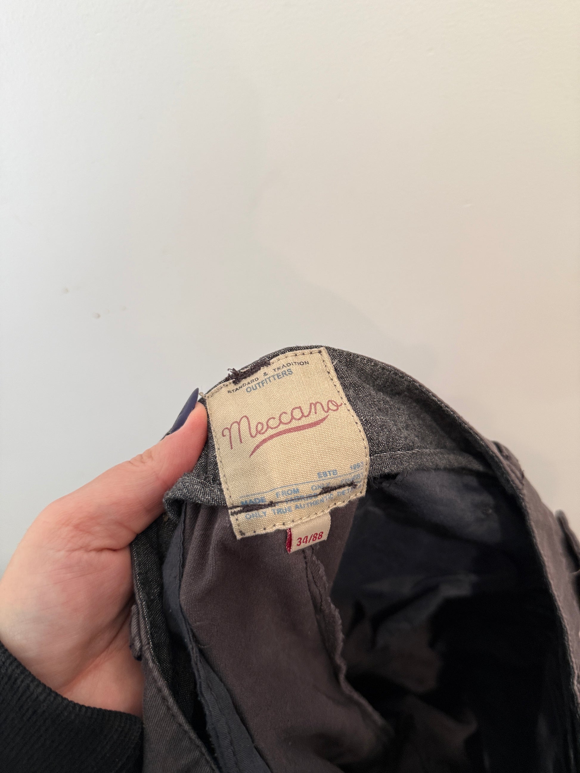 Meccano Cargo Pants | Size 34/88 Waist 94cm