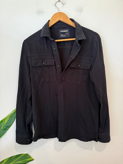 Express Black Stretch Shirt Size M