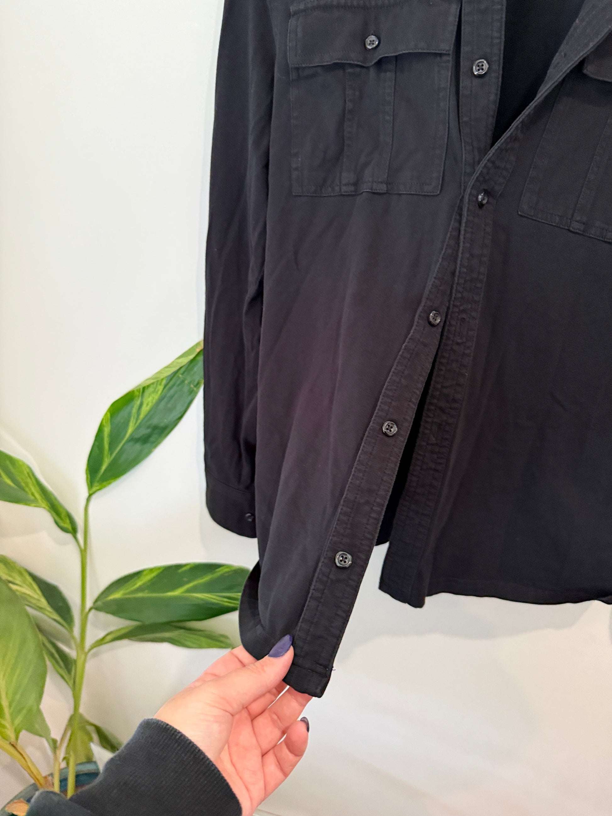 Express Black Stretch Shirt Size M