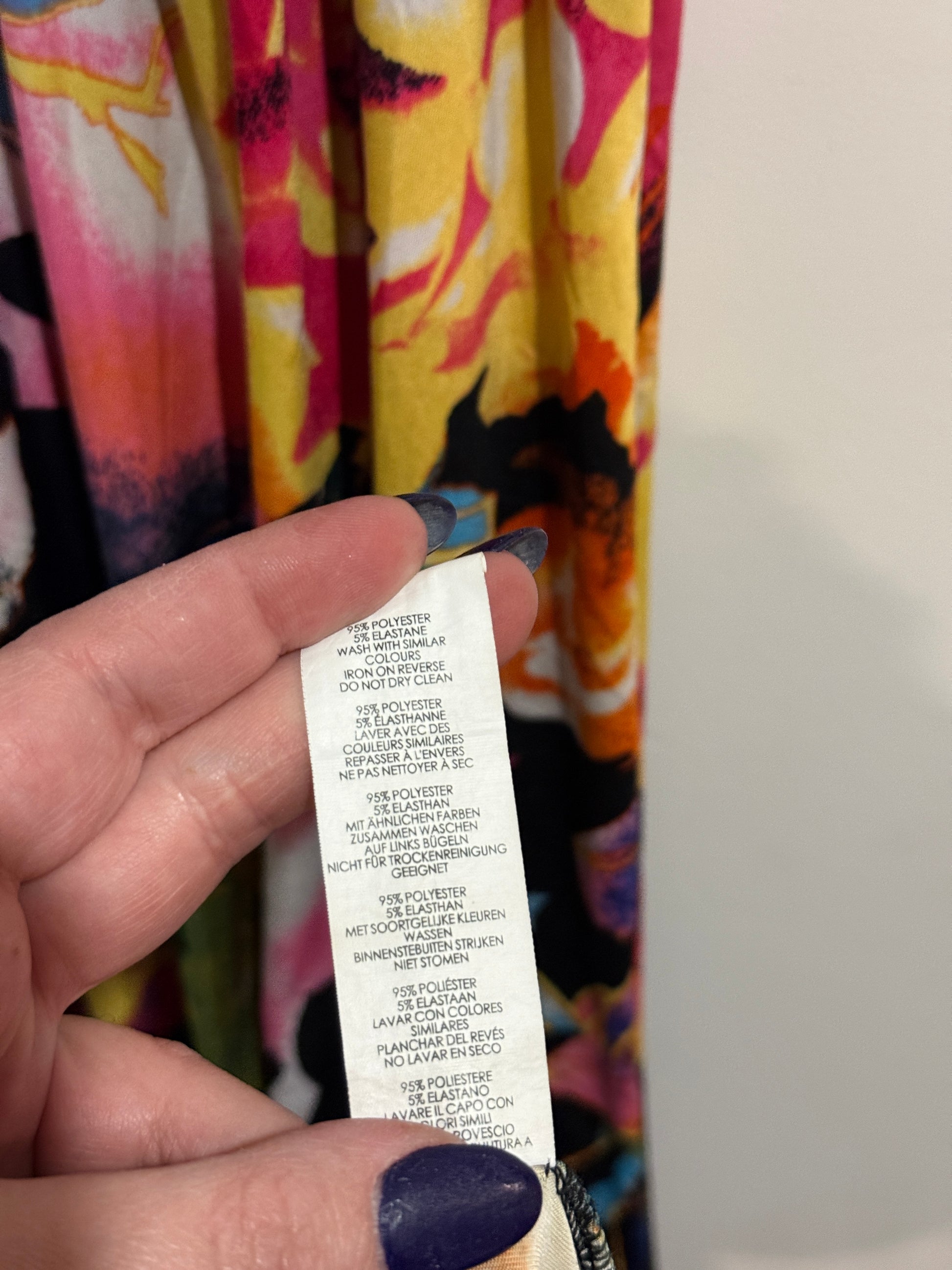 Boohoo Floral Print Maxi Dress | UK 8