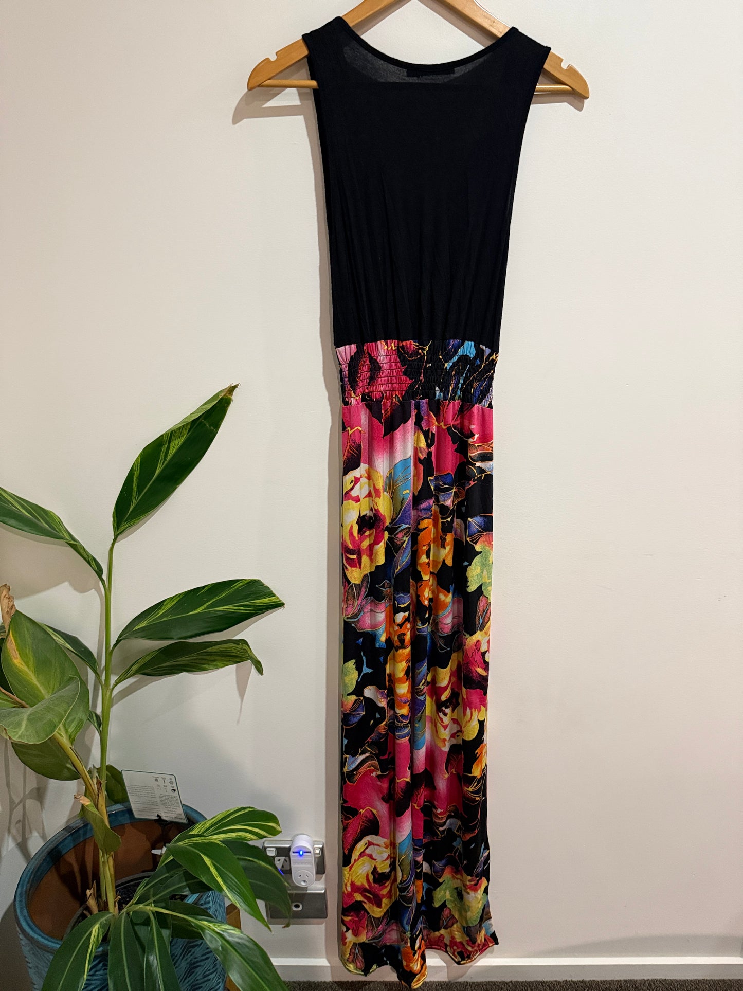 Boohoo Floral Print Maxi Dress | UK 8