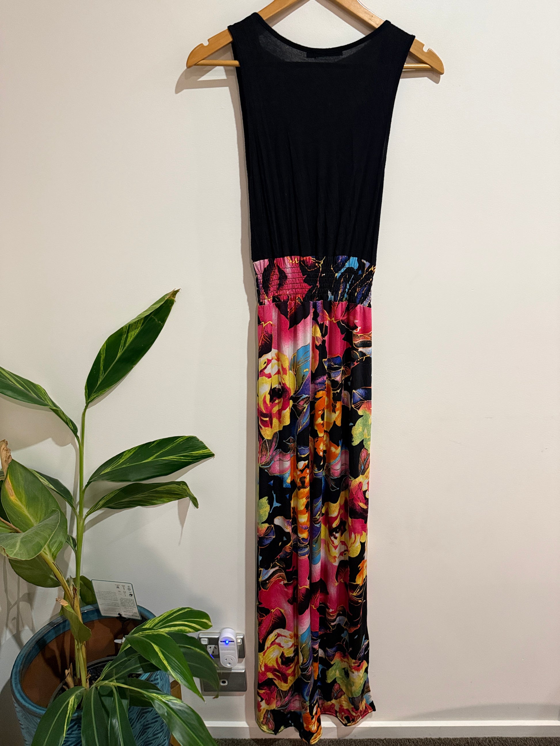 Boohoo Floral Print Maxi Dress | UK 8