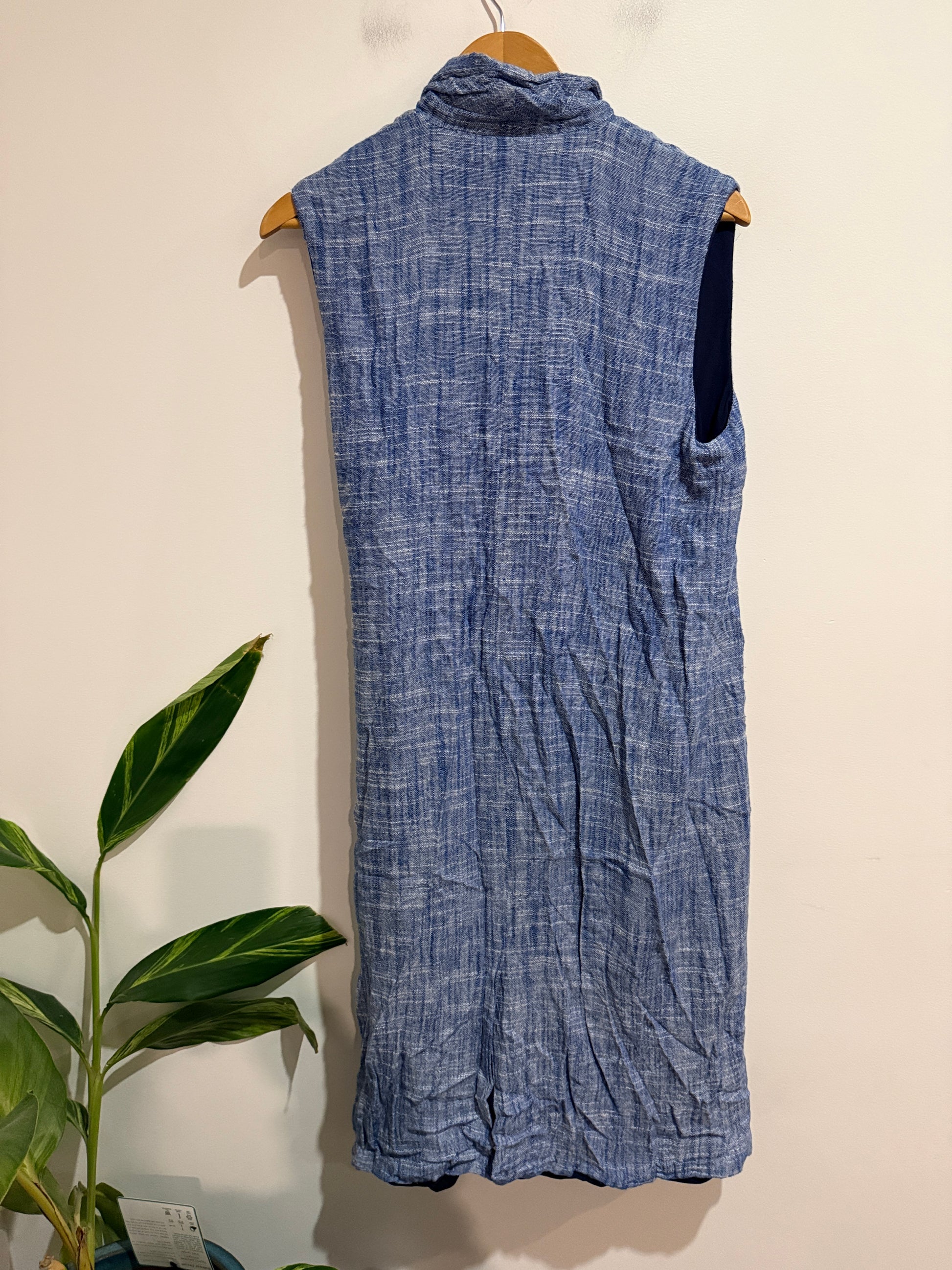 ASOS Blue Chambray Wrap Dress | UK 12
