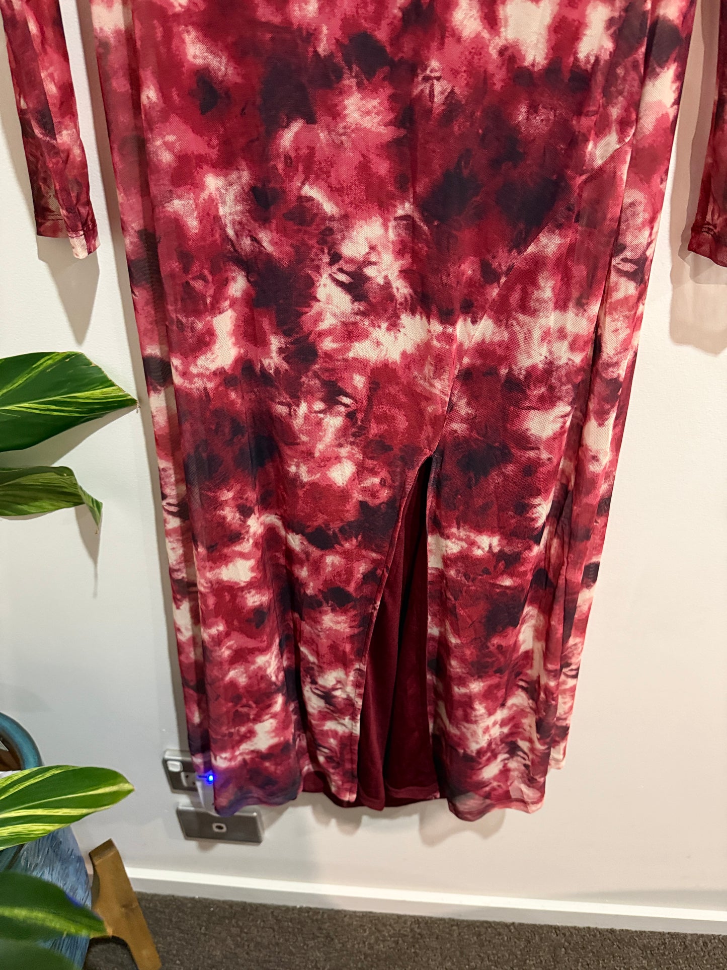 Jay Jays Tie Dye Mesh Maxi Dress | Size 12