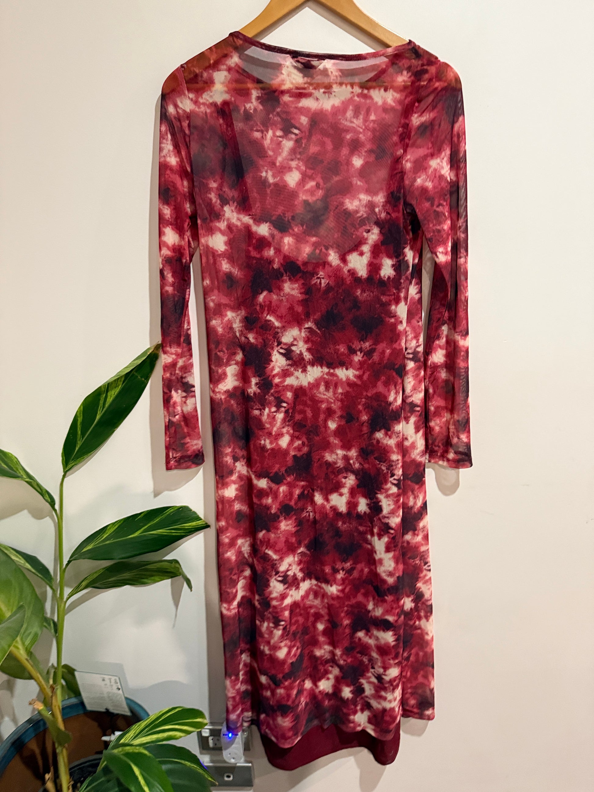 Jay Jays Tie Dye Mesh Maxi Dress | Size 12