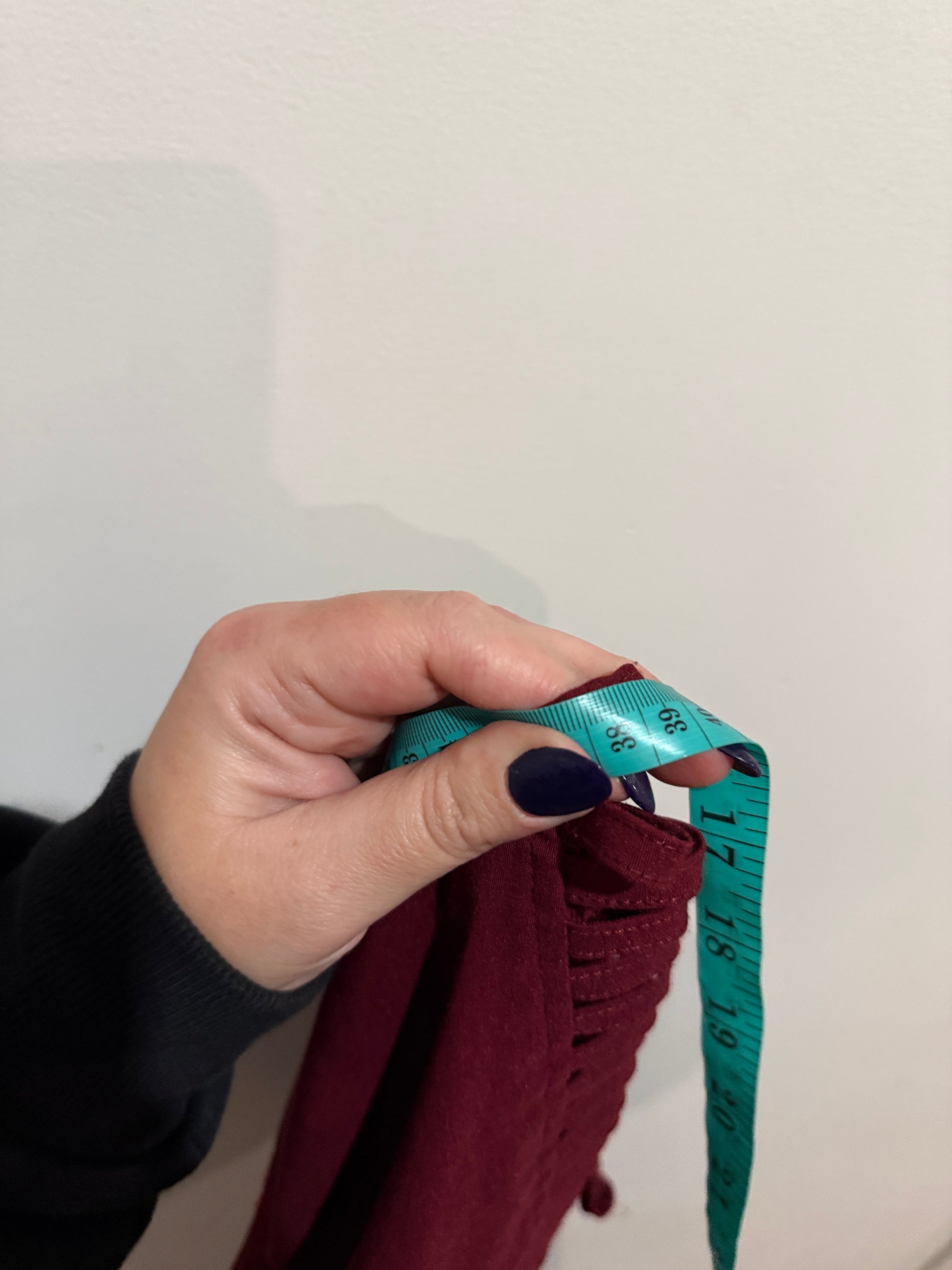 Charlotte Russe Burgundy Lace Up Flare Pants | Size S